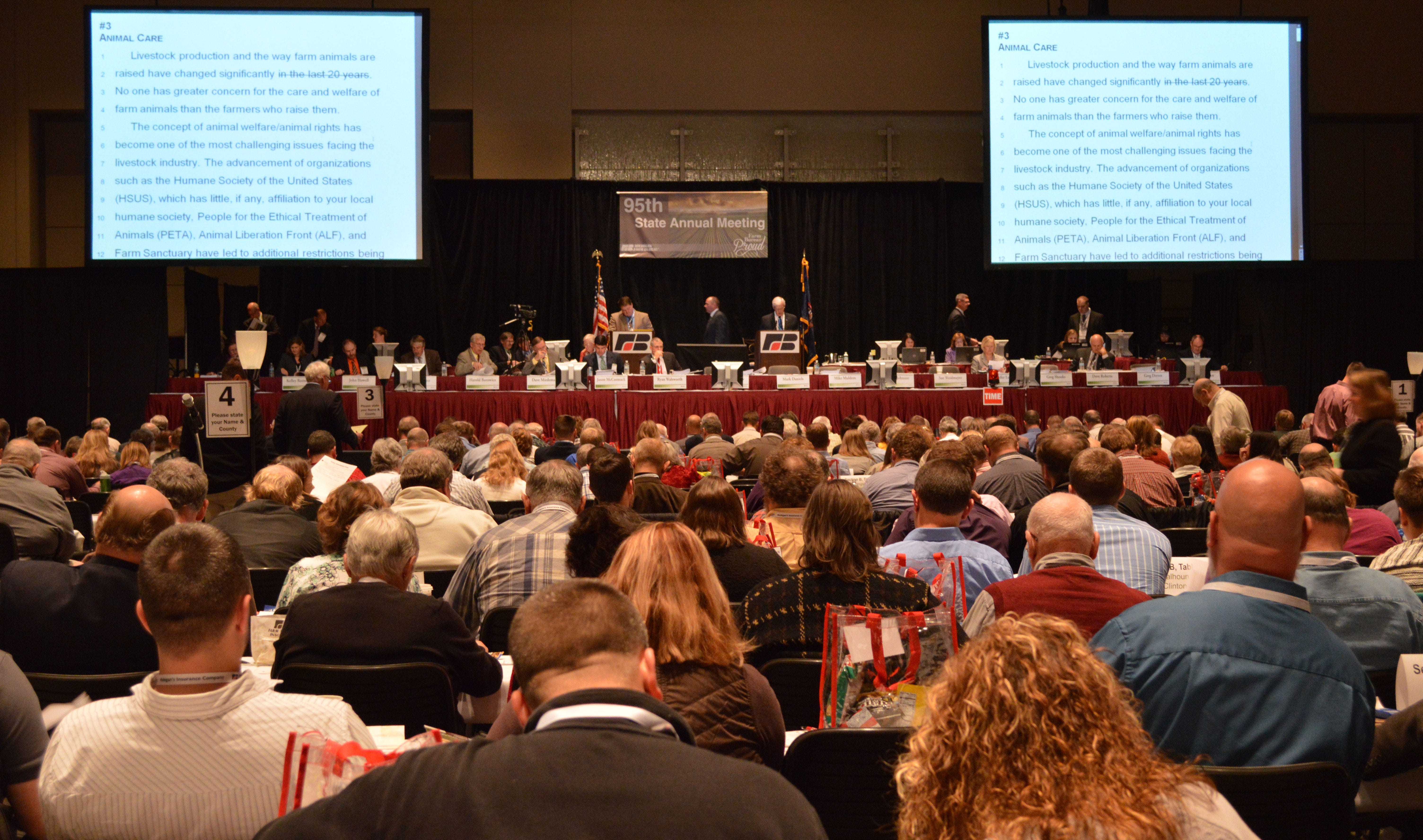 Farm Bureau Annual Meeting begins today Michigan Farm News