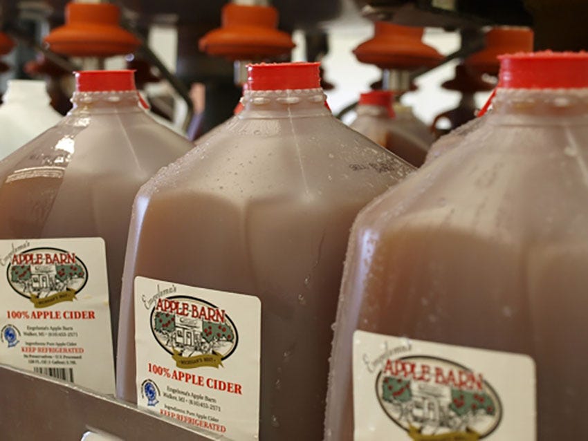 Engelsma S Apple Barn Of Walker Wins 23rd Annual Cider Contest