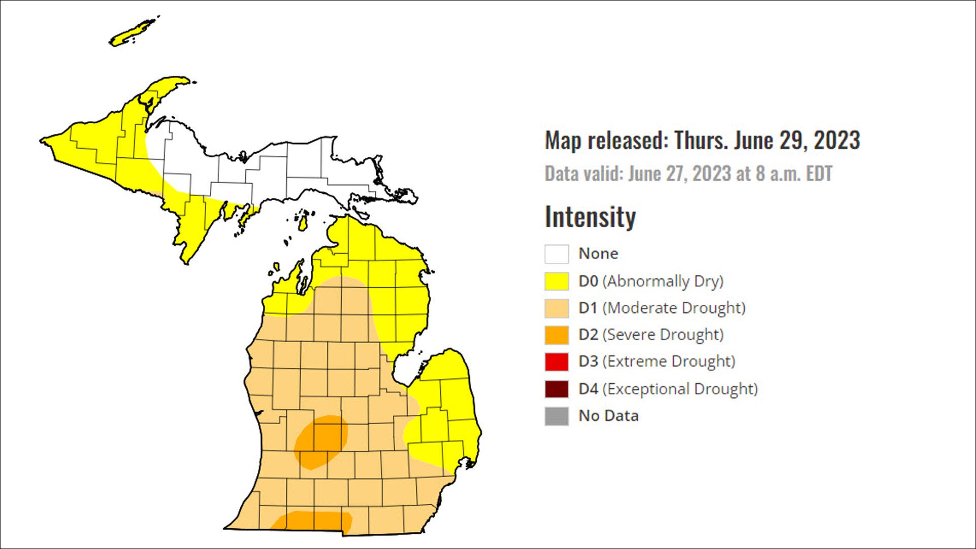 Despite recent rains, Michigan drought conditions worsen ‘It’s tough